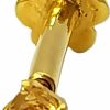 Hot DIWANI Diwani 14K Gold 2.0Mm Natural Citrine Gemstone Engagement Wedding Nose Lip Labret Monroe Body Piercing Ring Stud Pin Screw (0.030 Cents, Color- Yellow) 18 Gauge Thick 8.0Mm Length Screw Back Post