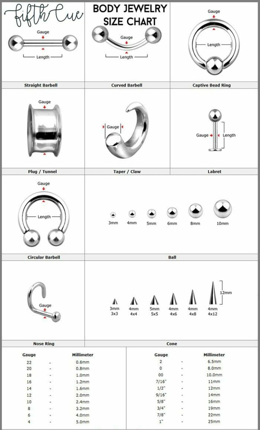 Online FIFTH CUE Fifth Cue 20G Cubic Zirconia Prong Set 316L Surgical Steel L Bend Stud Nose Ring