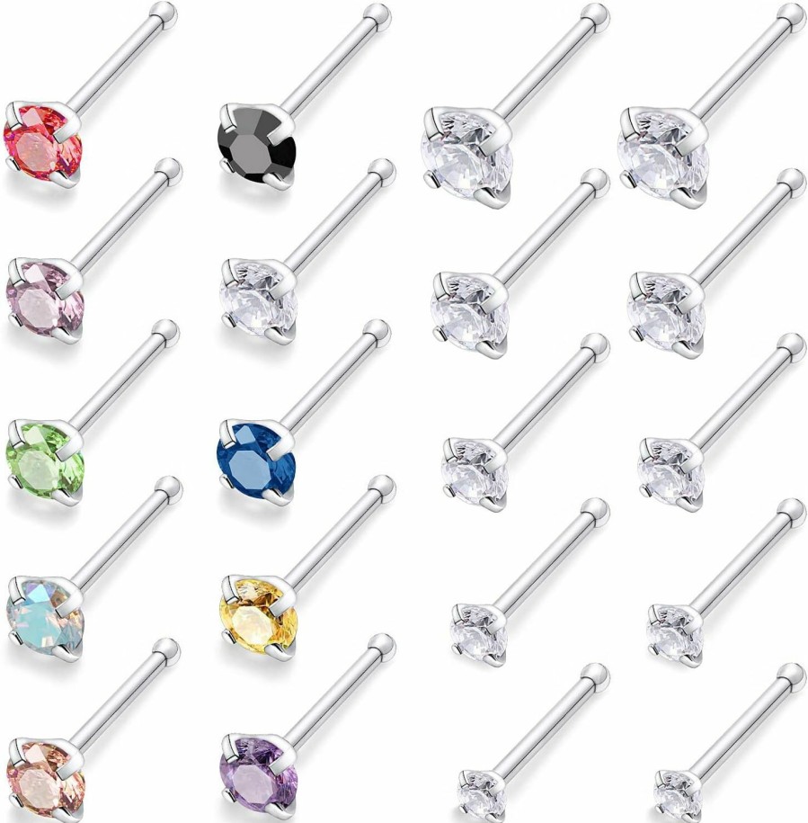 New Goerhsjie Goerhsjie Nose Studs Nose Rings Nose Ring Nose Piercings Nose Rings Studs Nose Rings For Women Nose Piercing Jewelry Nose Stud Surgical Steel Nose Ring Nose Piercing Nose Studs For Women Nose Jewelry