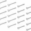 Wholesale Ruifan Ruifan 18G 1.5Mm 2Mm 2.5Mm 3Mm Four Prong-Set & Jeweled Diamond Cz Nose Bone Studs Rings Piercing Jewelry 20Pcs