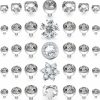 Best Ocptiy Ocptiy 14G Grade 23 Titanium Dermal Piercing Tops Hypoallergenic Dermal Jewelry Internally Threaded Clear Star Heart Flower Gem Dermal Tops Piercing Jewelry For Women Men 35Pcs