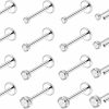 New Hoeudjo Hoeudjo 18G 20G Threadless Push In Nose Rings Studs Surgical Steel Pushin Nose Stud 1.5Mm 2Mm 2.5Mm 3Mm Round Diamond Cz Nose Piercing Jewelry For Women Men