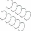 Clearance Ruifan Ruifan 10Pcs Stainless Steel Body Jewelry Piercing Earrings Nose Hoop Ring Uni 22G 20G 18G 5/16\"