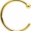 Online Body Candy Body Candy Nose Hoops In 18K Gold 20 Gauge 5/16\"