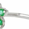 Best Jewelry Avalanche Jewelry Avalanche 22G Solid 14K Gold 6-Stone 0.05Ctw Emerald Flower Nose Stud - Nose Bone/L-Shape/Nose Screw Stud Nose Ring - May Birthstone Nose Stud