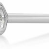 Hot Lavari Jewelers Lavari - 14K Gold 3Mm White Cubic Zirconium Nose Ring Straight Stud 22G